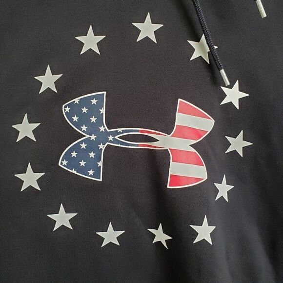 Under Armour UA Freedom USA Patriots Hoodie Womens - Picture 3 of 9
